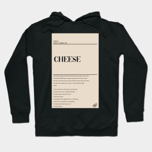 NOEASY- CHEESE Poster Hoodie